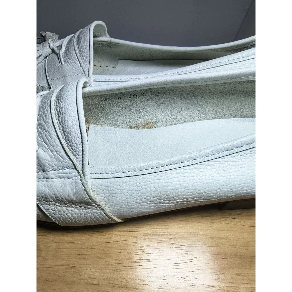 Cole Hahn Penny Loafer With Tassell, New, 10.5 White